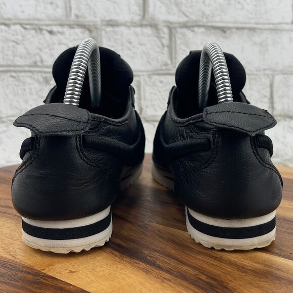 Nike Cortez 72 SL Black Ivory Womens 8.5 Leather Sneakers Shoes 881205-001 - Picture 4 of 13
